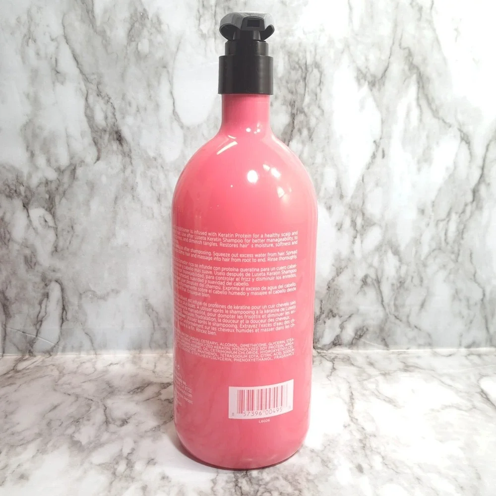 LUSETA KERATIN CONDITIONER Smoothing & Nourishing Formula 33.8 fl oz‎ Color Safe